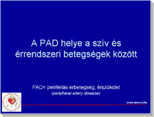 Diasor a perifériás érbetegség rizikó tényezőiről, kórlefolyásáról, kezeléséről. Kattintson a képre!