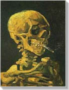 Van Gogh - Koponya cigarettával