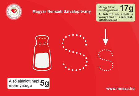 Napi 18 gramm sót fogyaszt egy átlagos magyar - Túl sok?